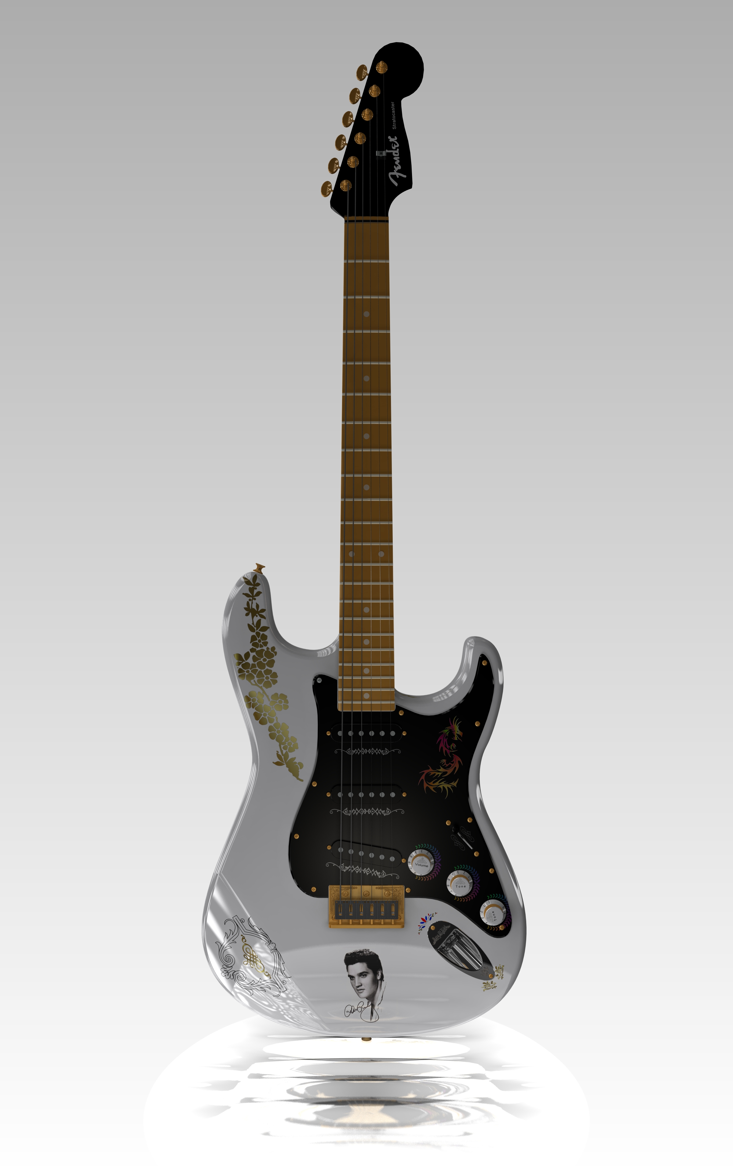Cette guitare Fender Stratocaster n’a pas de prix…