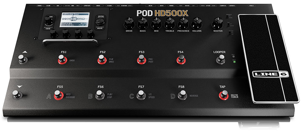 Line6 présente son nouveau Pod HD500X